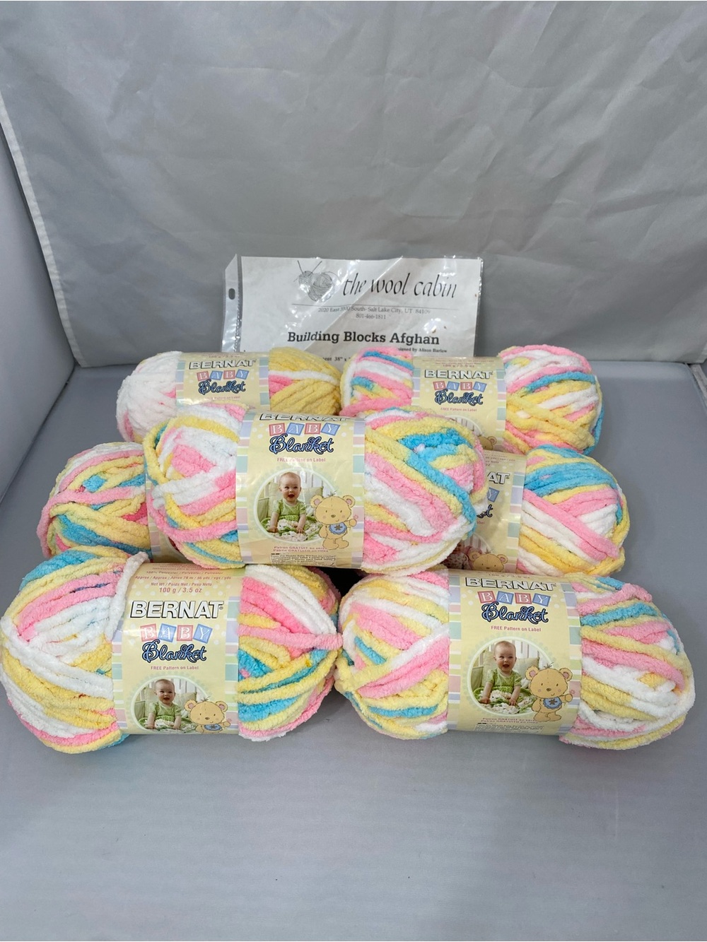 Bernat Baby Blanket Plush Yarn - Pitter Patter